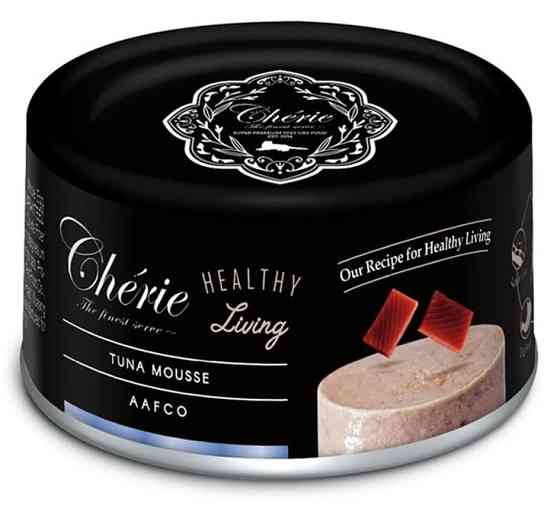 Вологий корм Cherie Healthy Living Tuna для кішок мус з тунцем 80 г Вінниця