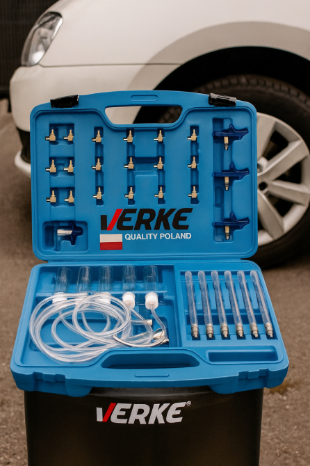 Набір манометрів для діагностики дизельного палива VERKE вимірювач тиску палива тестер палива в кейсі для СТО Львів - фото 1