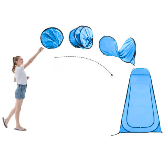 Душ туристичний портативний 2в1 з наметом: акумуляторний кемпінговий душ мобільний для походів кемпінгу і автотуризму Кам'янець-Подільський