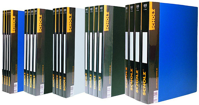 Папка з 10 файлами A4 "Scholz" 06500 дисплей-книга 550мкн сіра, шт Київ - фото 1