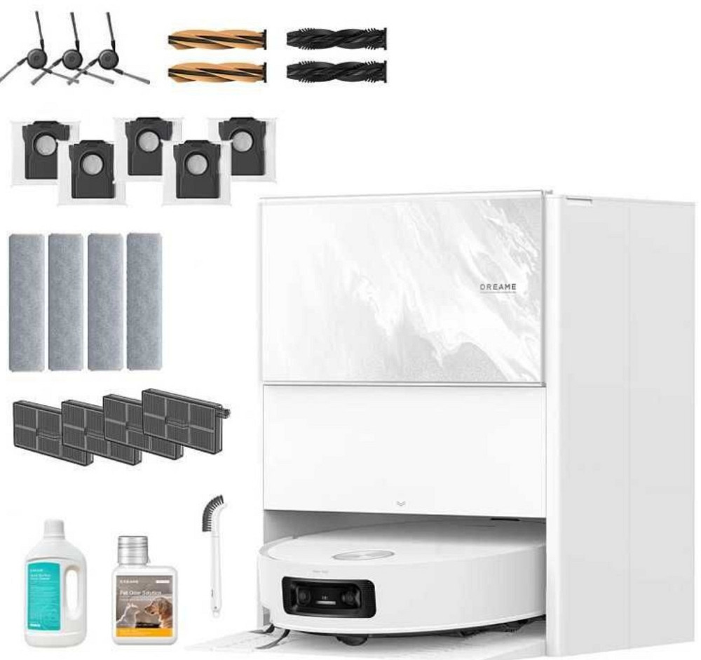 Робот-пилосос миючий Dreame Aqua 10 Ultra Track Complete White. Харків - фото 8