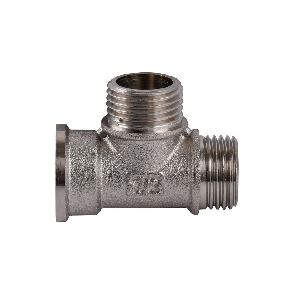 Трійник 1/2″ВЗЗ нікельований NT335S OPTIMUM (000030805) Київ - фото 2