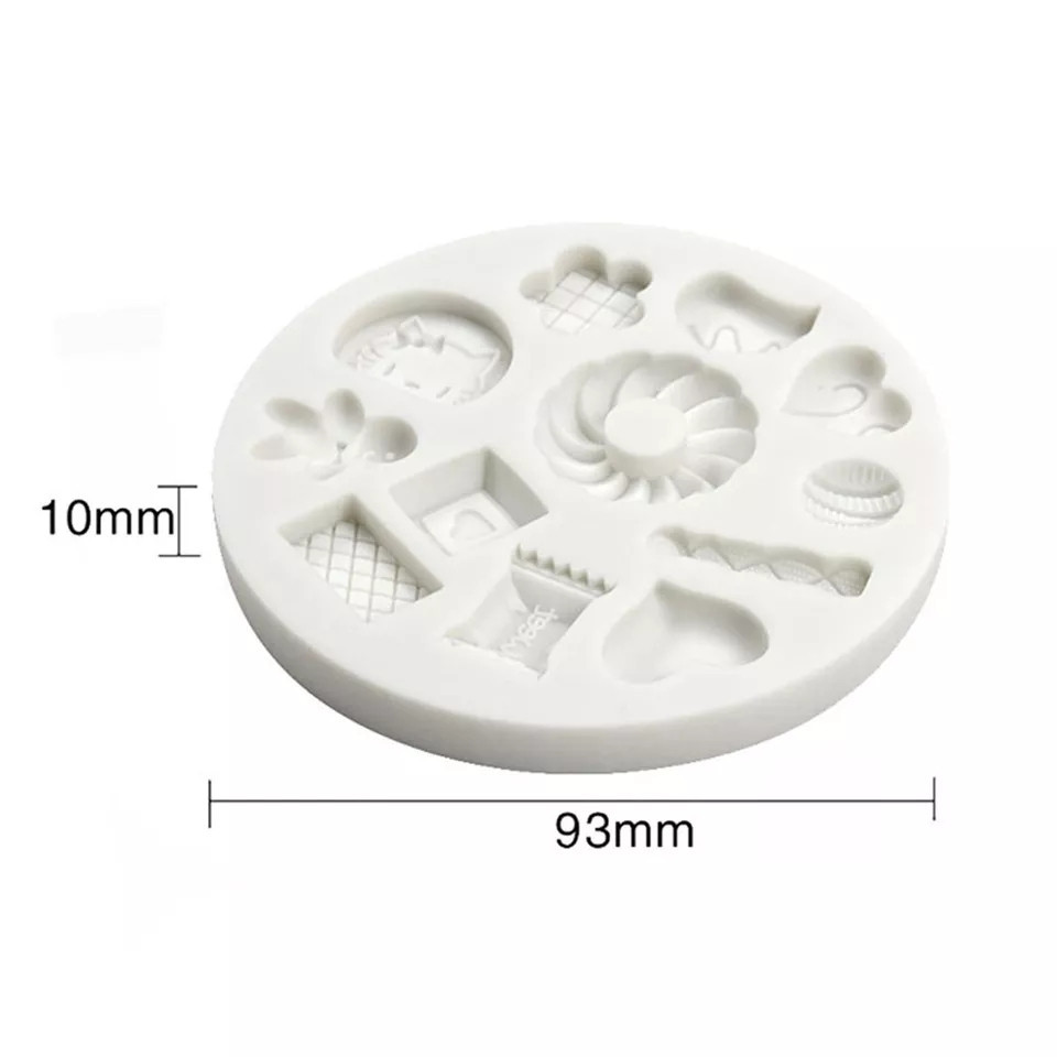 Молд силіконовий Міні-десерти та солодощі 93 мм сірий Київ - фото 7