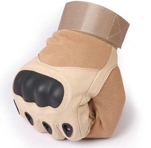 Полнопалые военные перчатки (походные, армейские, защитные, охотничьи) FQ16S007 Песочный, XL Киев - изображение 2