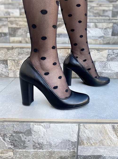 Stepter Туфлі жіночі STEPTER чорні натуральна шкіра каблук 9 см 36-37 р. (1885) Коломыя - изображение 1