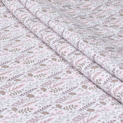 Постільна білизна Home Line Фланель Цвітіння трав рожевий полуторний (179189) Вінниця - фото 3