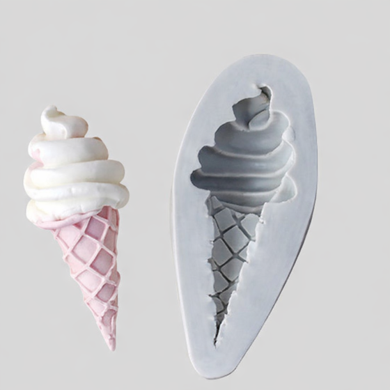 Молд силиконовый Мороженное 100 на 45 мм серый Киев