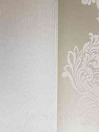 Текстильні шпалери на флізеліновій основі Cador Rasch Textil 086026 білі смуги Київ