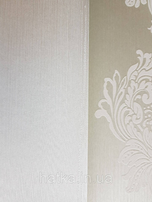 Текстильні шпалери на флізеліновій основі Cador Rasch Textil 086026 білі смуги Київ - фото 1