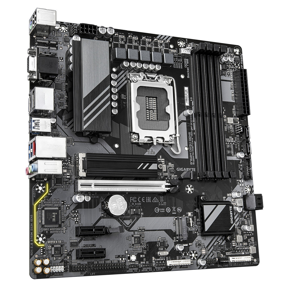 Материнська плата Gigabyte B760M DS3H Gen5 Socket 1700 ( 14150 ) Харьков - изображение 3
