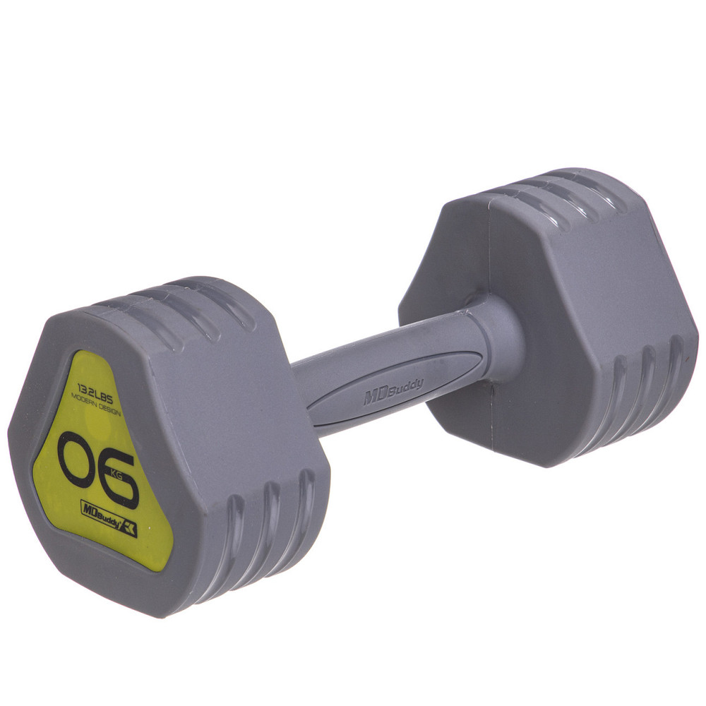 Гантель 6 кг покрытие TPU Zelart-2678-6 Киев - изображение 1