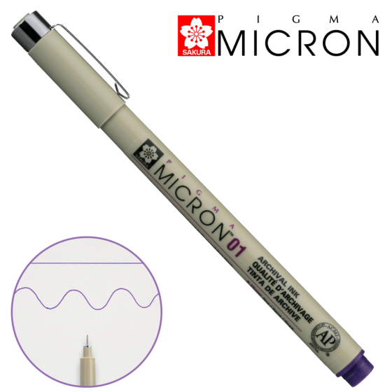 Лінер PIGMA MICRON (0.1) 0,25мм Фіолетовий Sakura Київ