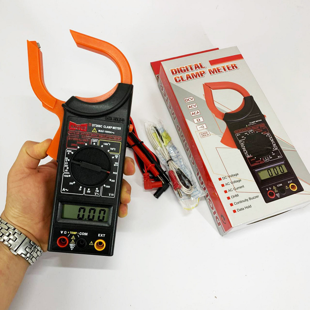 Мультиметр для змінної напруги, Мультиметри для роботи Багатофункціональний мультиметр електриків GE-44 Львів - фото 9