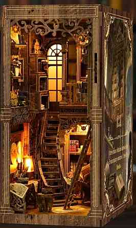 Букнук-румбокс DIY — соберите свою миниатюрную книжную комнату. Харьков