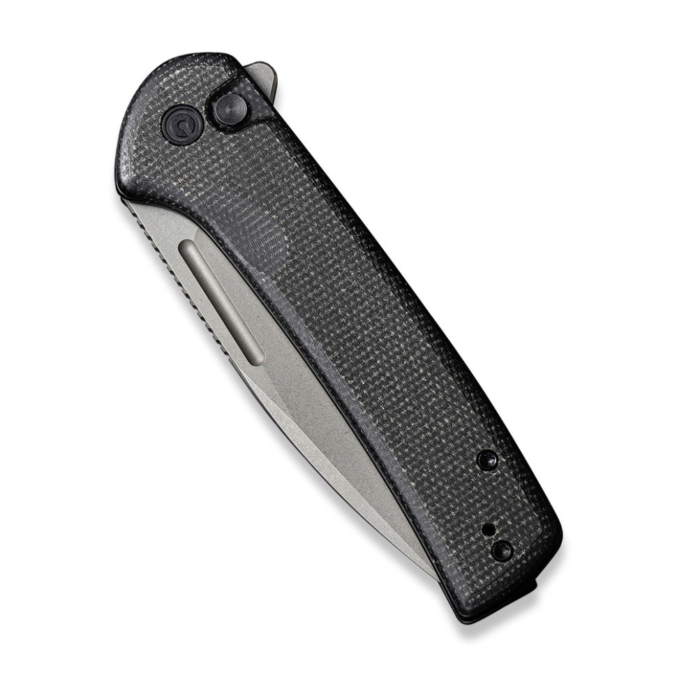 Ніж складаний туристичний Civivi Conspirator, (8.8 см) Nitro-V / Micarta чорний Київ - фото 6