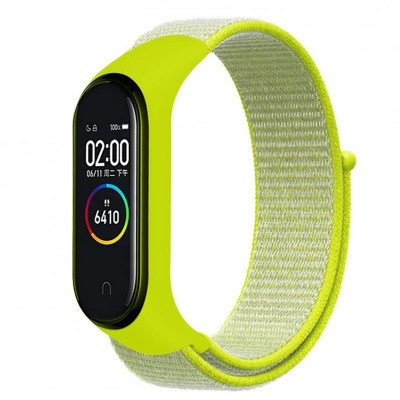 Ремешок для фитнес браслета BeCover Nylon Style для Xiaomi Mi Smart Band 7 Lime (707662) Винница - изображение 1