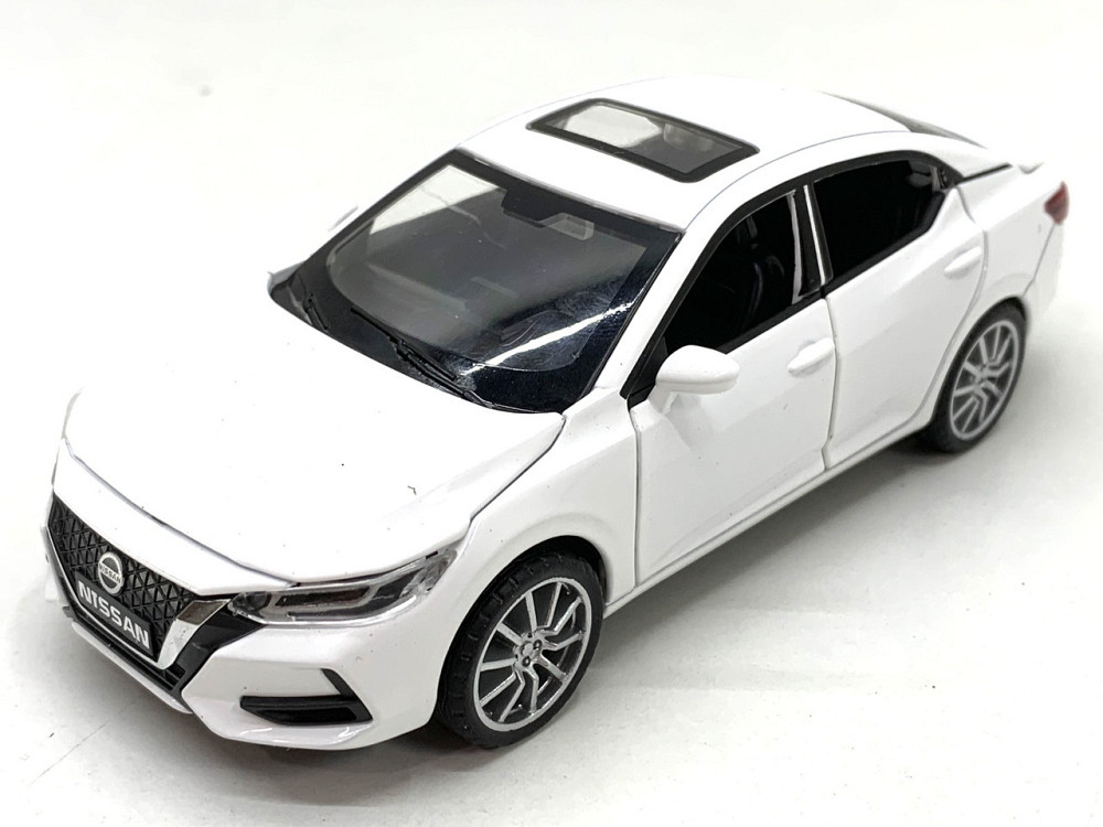 Машина Автосвіт Nissan selfie інерційна масштаб 1:32 відчиняються двері капот багажник 15 см Біла (AP-2084) Чернігів - фото 7
