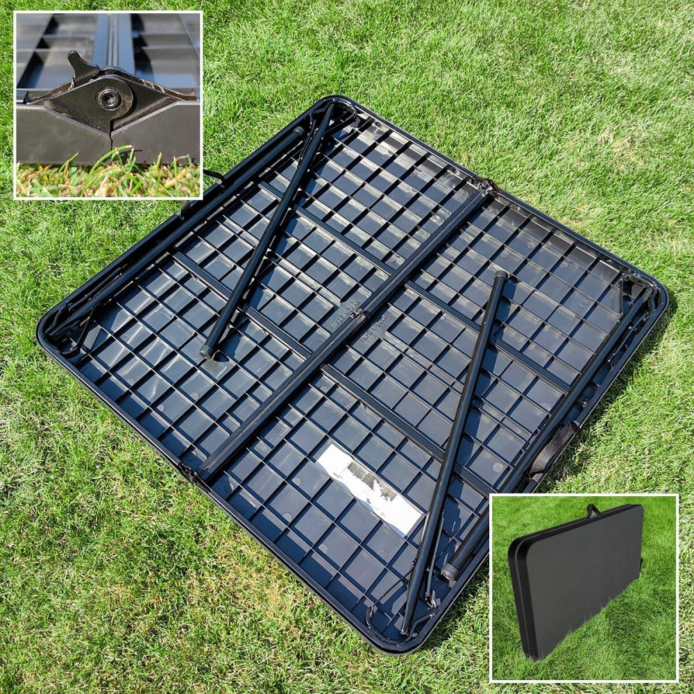 Набір мебелів складний мебелі(Стіл і 4 стільця), Чорний (з сумкою) SW-00001541 Дніпро - фото 8