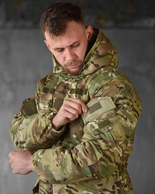 Зимний мужской костюм Горка (куртка и штаны) ВТ0542 (K7-00) Мультикам XL Винница - изображение 4