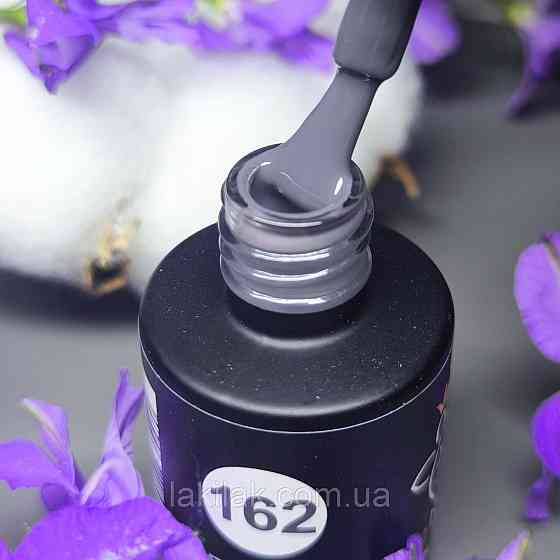 Гель-лак для нігтів Bee Nails 162 (графітовий) 8мл Херсон
