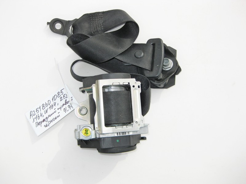 Mercedes-Benz  A2518601085 9C94 Ремінь безпеки передній правий чорний W164 X164 W251 Одеса - фото 1