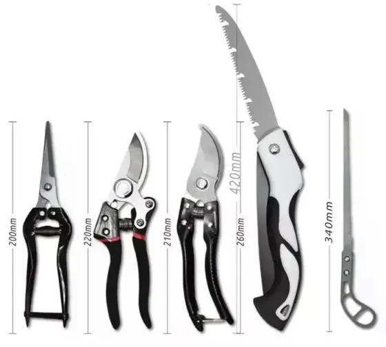 Набор садовых инструментов Garden Set SK-5 – секаторы, чем для прививки, прививочный набор, инструменты для обрезки деревьев и кустов Коломия