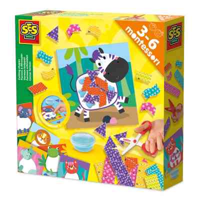 Набор для творчества Ses Creative Montessori Вирізай з тваринками (14061S) Винница