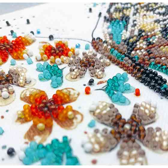 Набор-мини для вышивки бисером 