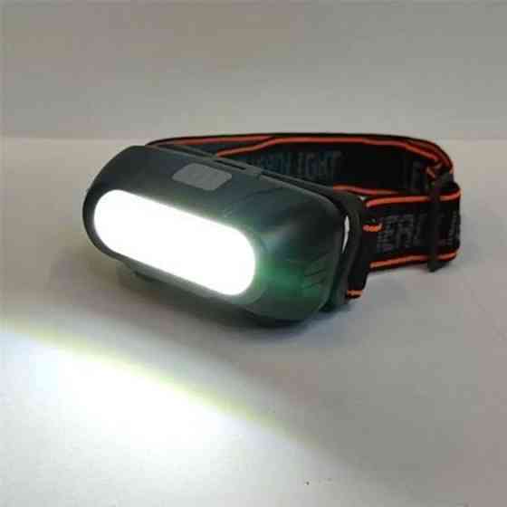 Led ліхтар на голову KX-213-COB, Тактичний налобний ліхтар на акумуляторі, Ліхтарик побутовий налобний FJ-36 Львів