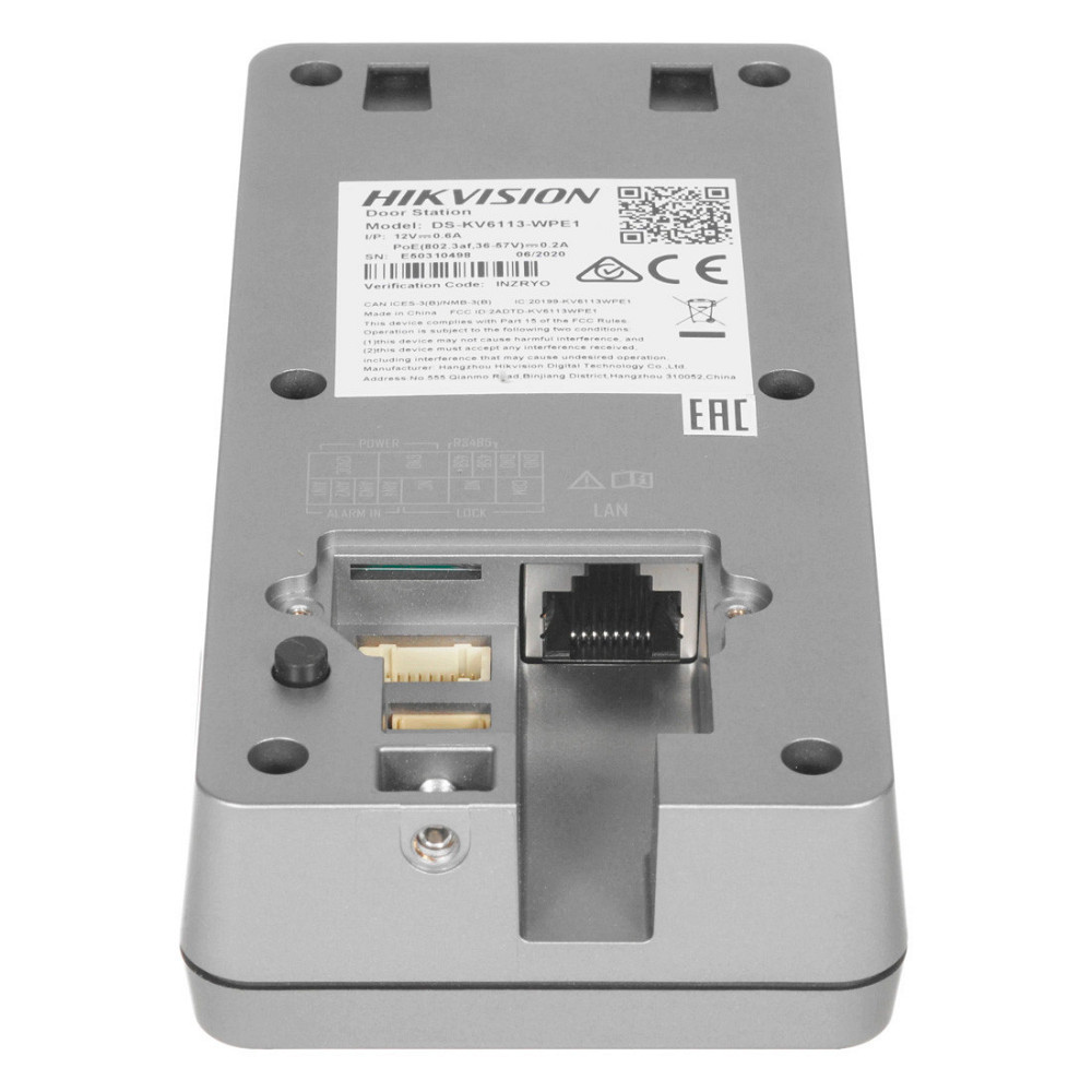 Виклична панель Hikvision DS-KV6113-WPE1(C)/Europe BV IP65 Київ - фото 7