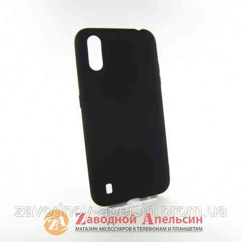 Samsung A01 A015 черный чехол soft touch Одесса