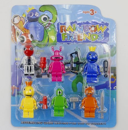 Дитячий набір фігурок Лего Райдужні Друзі 6 шт, Rainbow Friends іграшки ( 26763 ) Харків