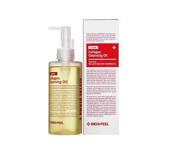 Гідрофільна олія з пробіотиками та колагеном Red Lacto Collagen Cleansing Oil Medi-Peel 200 мл Винница