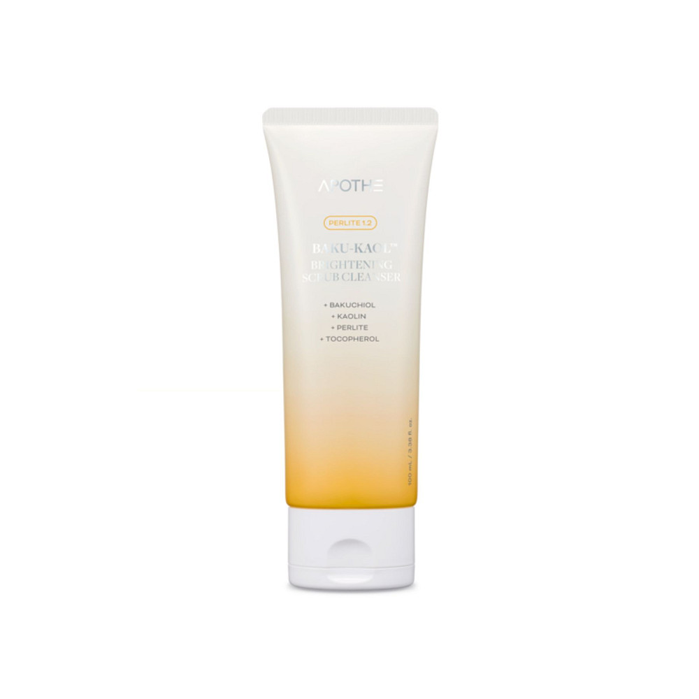 Гель-эксфолиант для сияния с каолином и бакучиолом Baku-Kaol Brightening Scrub Cleanser APOTHE 100 мл Киев - изображение 4