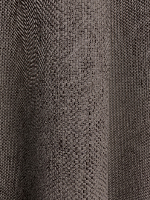 Комплект готових штор VR-Textil Льон-блекаут Льон Мішковина № 1160ш Сіро-коричневий 200х290см 2 шт (32-508) Київ - фото 8