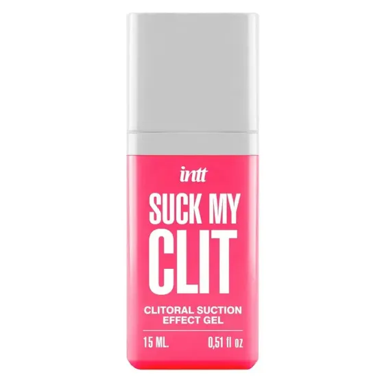 Смоктайзер для клітора Intt Suck My Clit Wild Strawberry (15 мл), полуниця, гель з ефектом посмоктування Львів