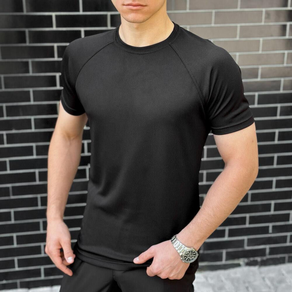 Тактична мілітарі футболка кулмакс чорна чоловіча Pobedov Ergo Київ - фото 2