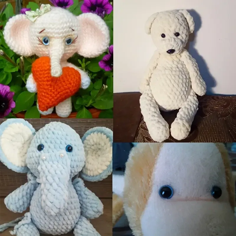 Винтовые глаза для игрушек 12мм, 5 цветов, 100шт Киев - изображение 8