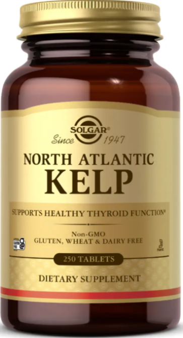 Келп (Ламинария Kelp) Solgar Kelp 200mcg North Atlantic 250 таб Киев - изображение 1