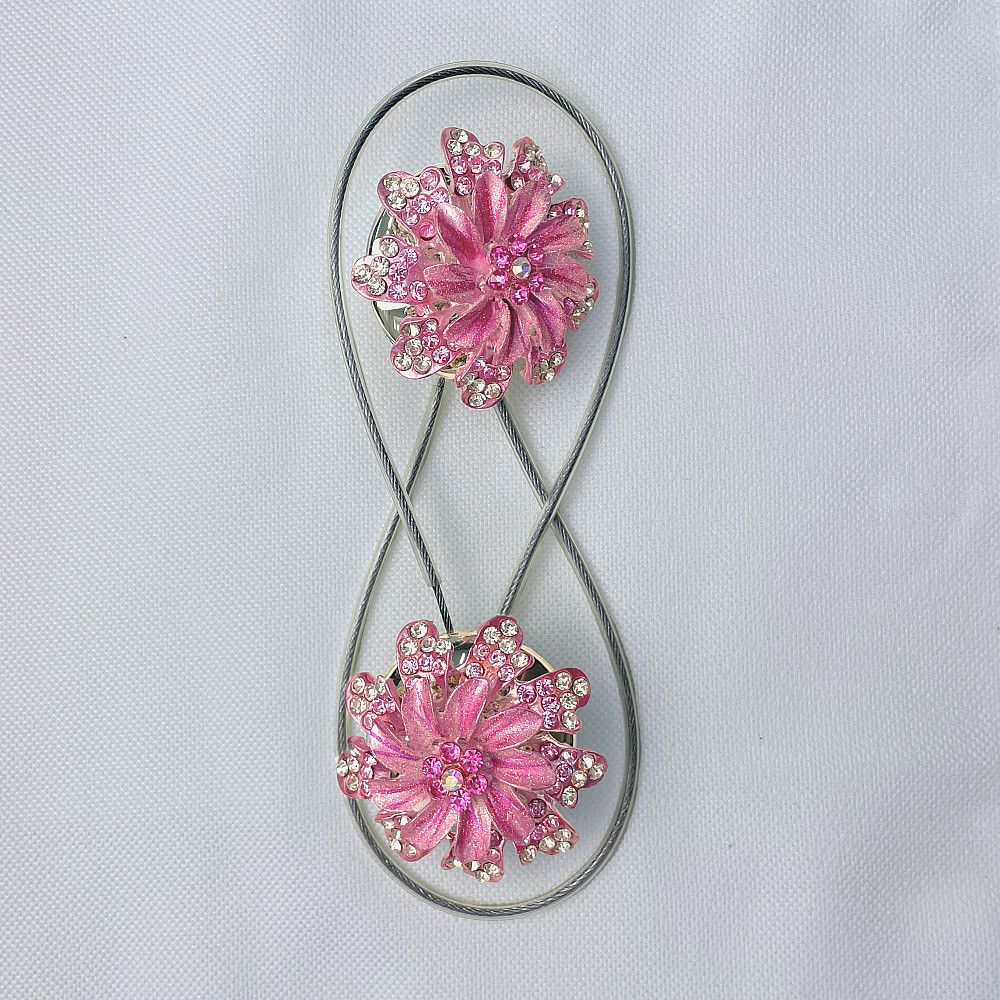 Магніти для штор та гардин "Flowers" набір 2 шт Рожевий (81-213) Київ - фото 6