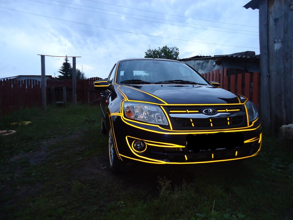 Клеюча Світловідбивна стрічка на авто Червона, Жел Київ - фото 3