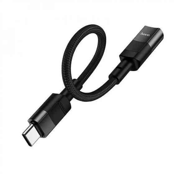 Кабель Hoco U107 Type-C Male to iP Female (Черный) Николаев