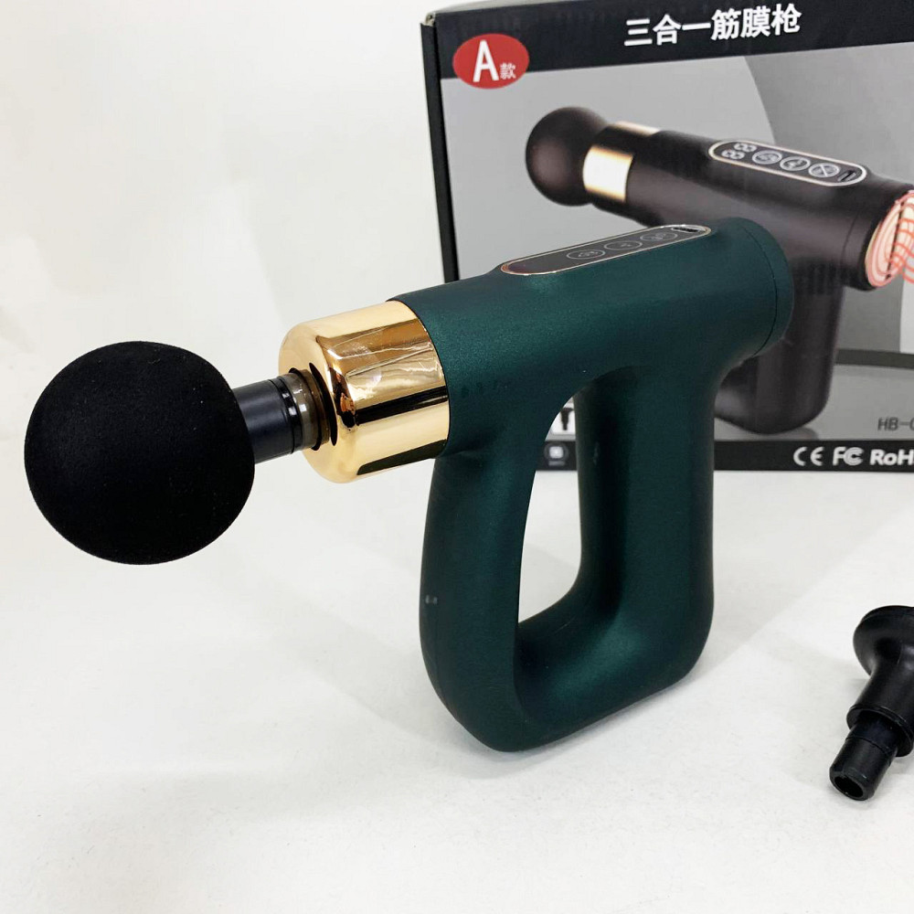 Вібраційний шийний масажер, Ударний масажний пістолет, Електричний масажний апарат для тіла MV-57 Львів - фото 10