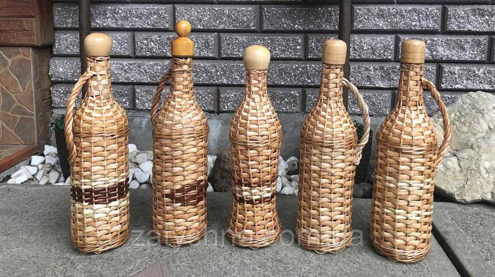 Плетеная бутылка 0,5 литра Киев - изображение 6
