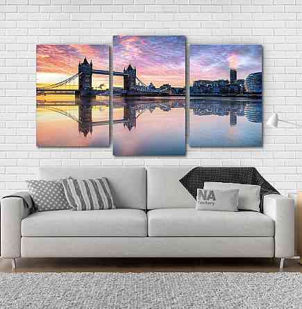 Модульная картина Лондон Рассвет Art-190_3A1 Киев
