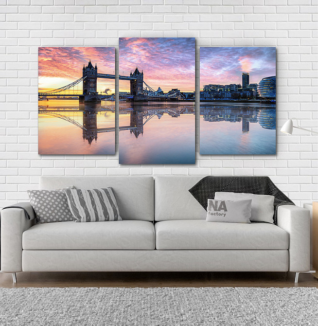 Модульная картина Лондон Рассвет Art-190_3A1 Киев - изображение 2
