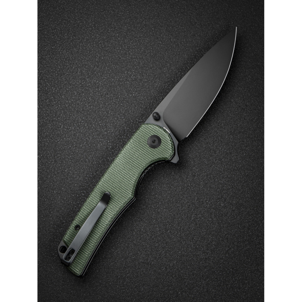 Ніж складаний туристичний Sencut Praktisk, (9.1 см) 9Cr18MoV / Micarta темно-зелений Київ - фото 10