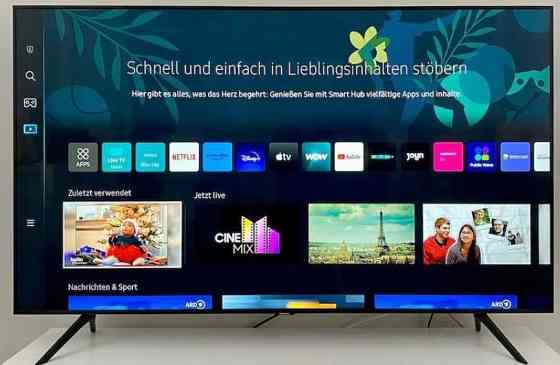 Телевізор: 55" (2023) Безрамний 4К Smart Український Samsung 55CU7100 Харків