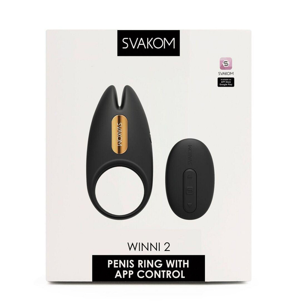 Ерекційне віброкільце Svakom Winni 2, керування зі смартфона, пульт ДК Sex Aura Київ - фото 8