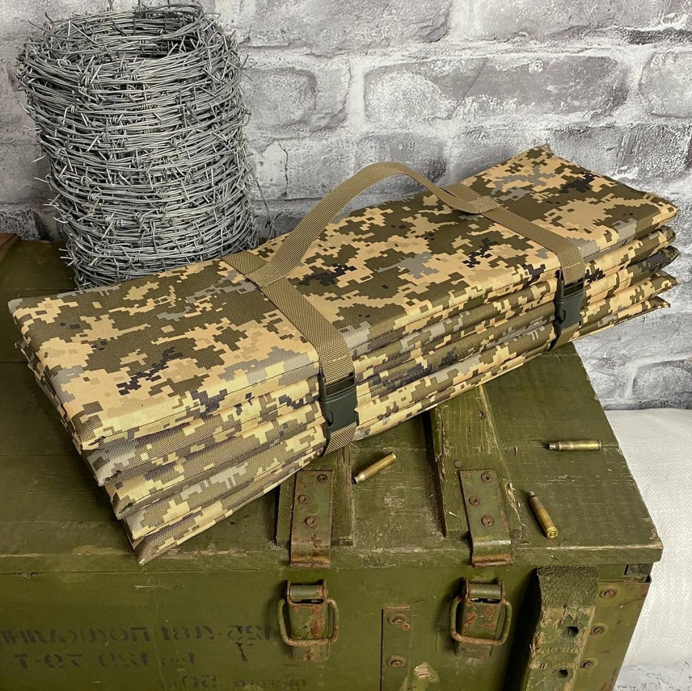 Тактичний каремат гармошка Ranger 180х60х1.2 см Б6577 Піксель Київ - фото 10